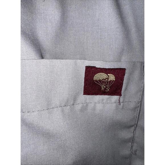 Vintage Para Suit Gray Belted Full ZIp Jumpsuit Short Sleeve Mens 54 Long - Picture 3 of 15